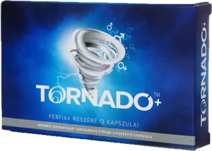 Tornado+ étrend-kiegészítő kapszula doboza
